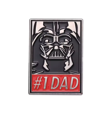 #1 Dad (Vader) Enamel Pin