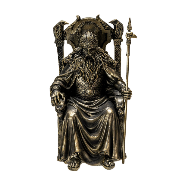 Odin the All Father On Throne Statue