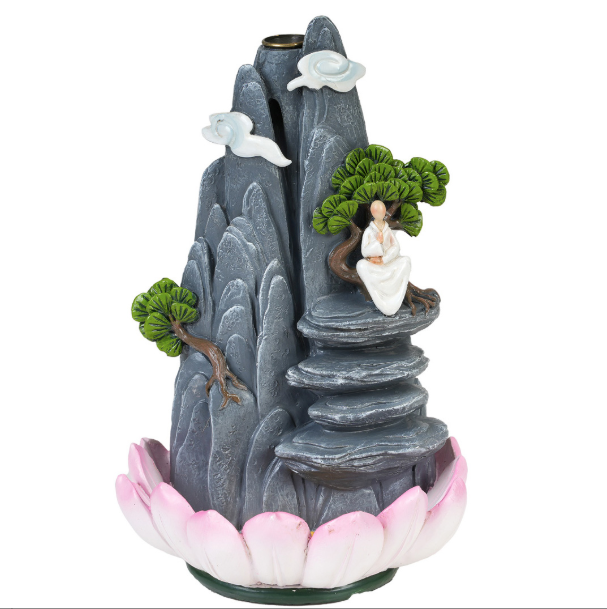 Lotus Mountain Backflow Burner