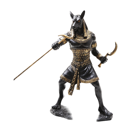 Black & Gold Seth - Statue
