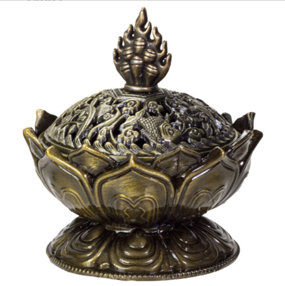 Metal Lotus Cone Burner