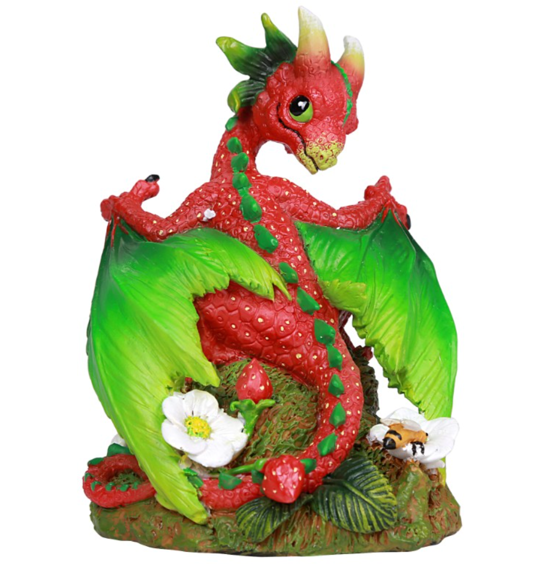 Strawberry Dragon Statue
