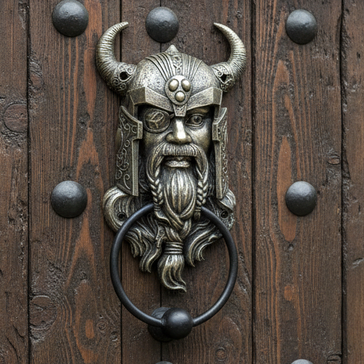 Odin Door Knocker Statue