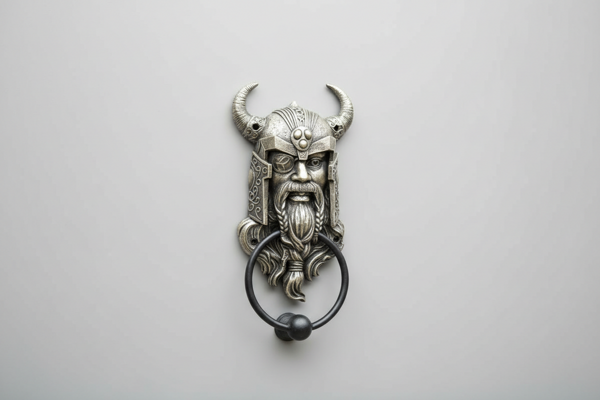 Odin Door Knocker Statue