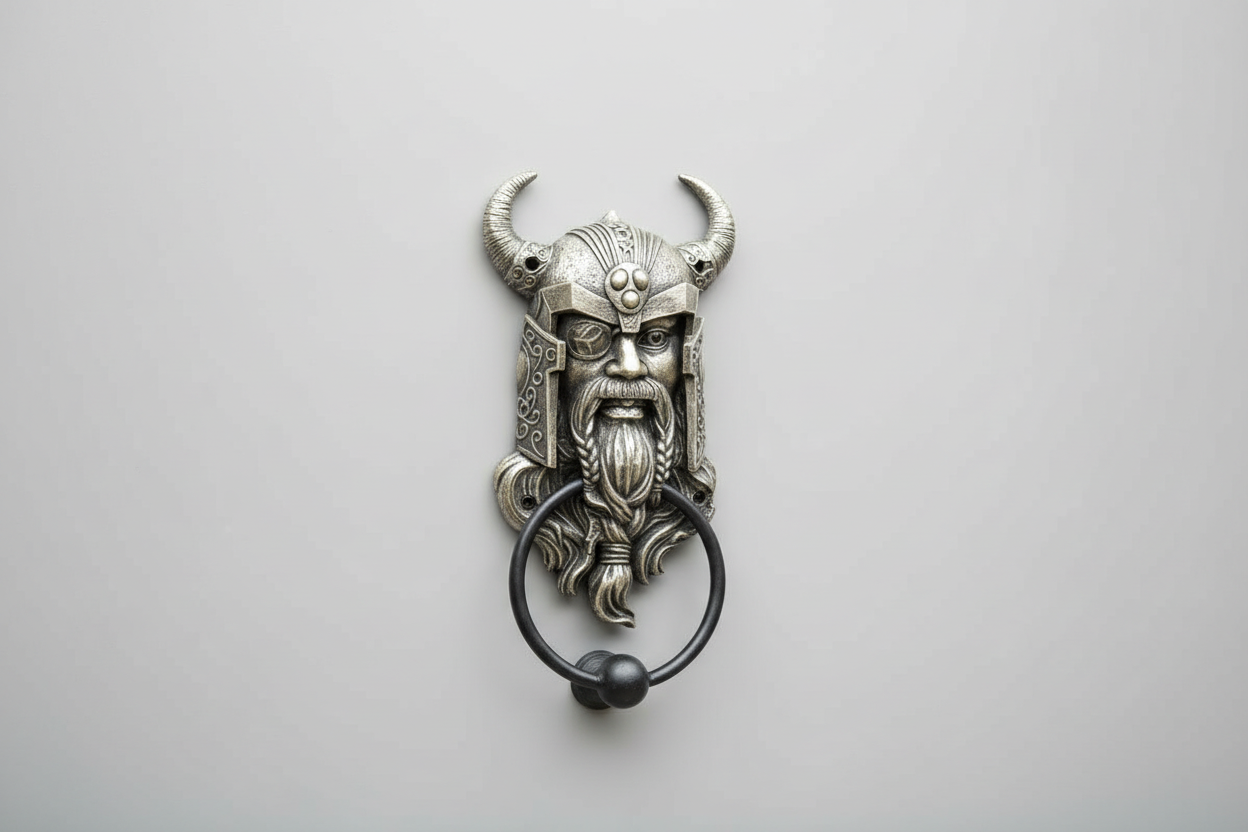 Odin Door Knocker Statue