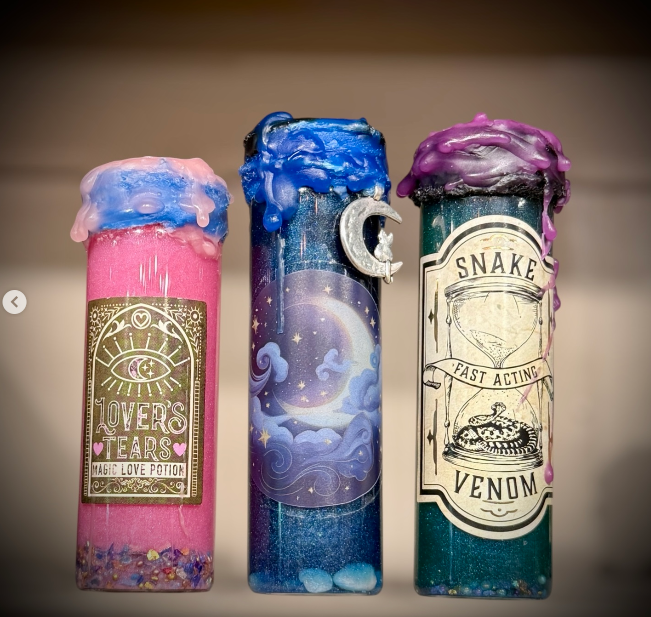 Glitter Potion Bottles