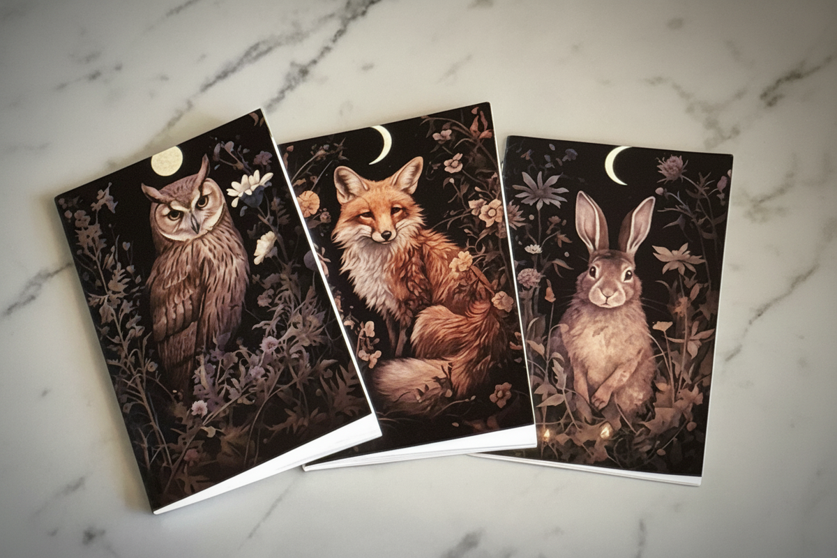 4x3" Animal Pocket Journal