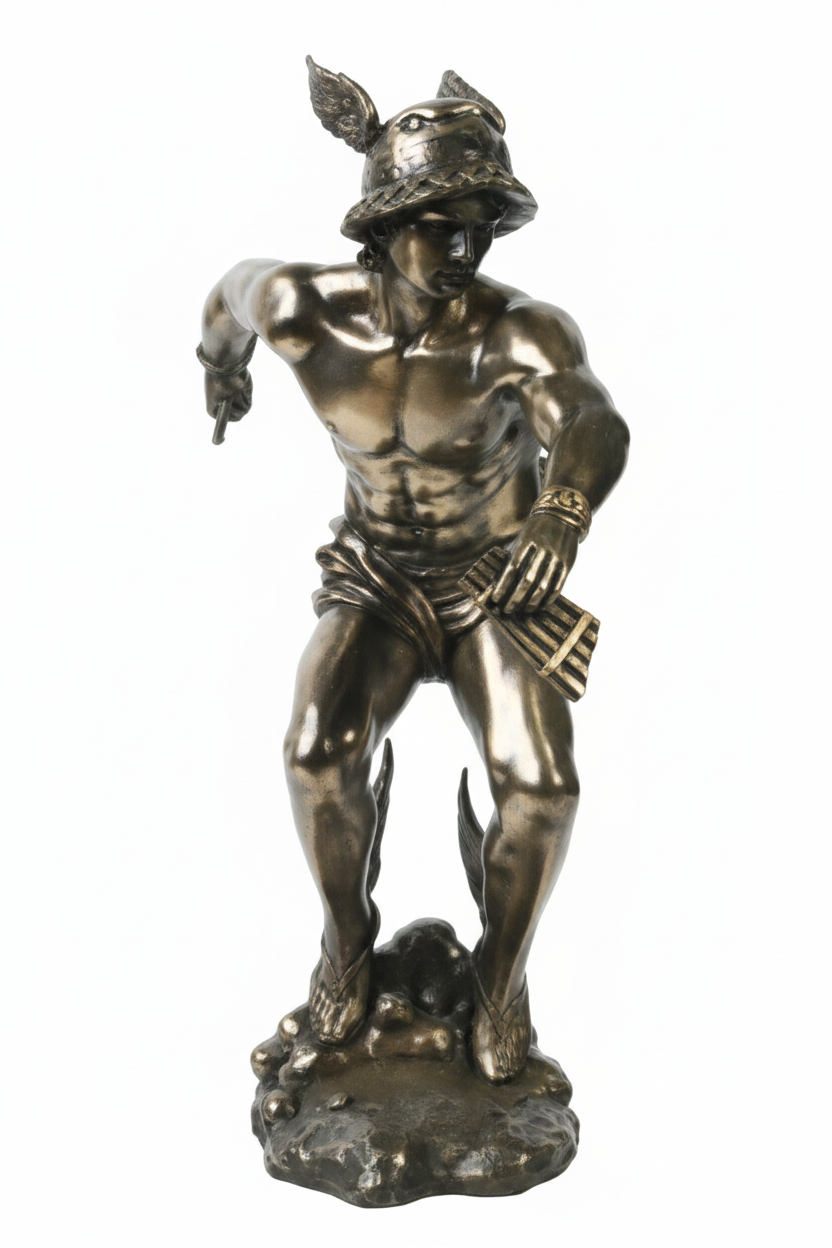 Hermes Statue 9"
