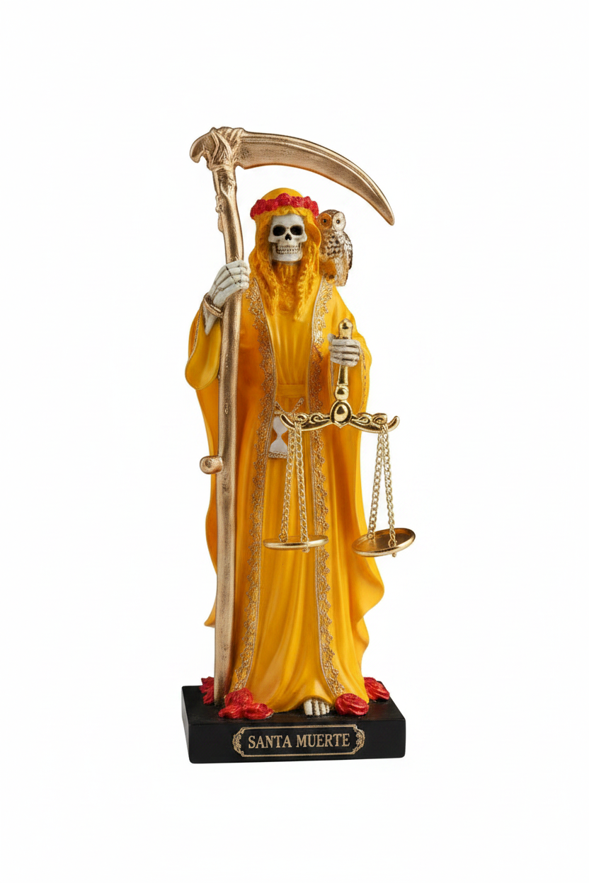 Lil' Santa Muerte Statue Color Robe