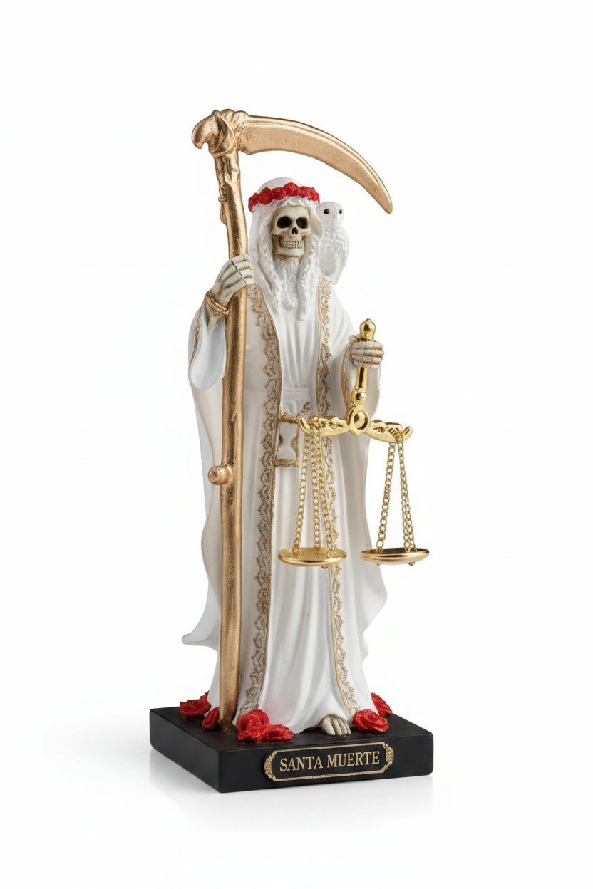 Lil' Santa Muerte Statue Color Robe