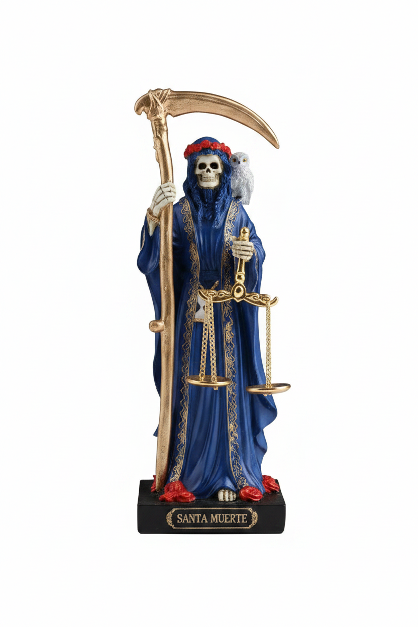 Lil' Santa Muerte Statue Color Robe