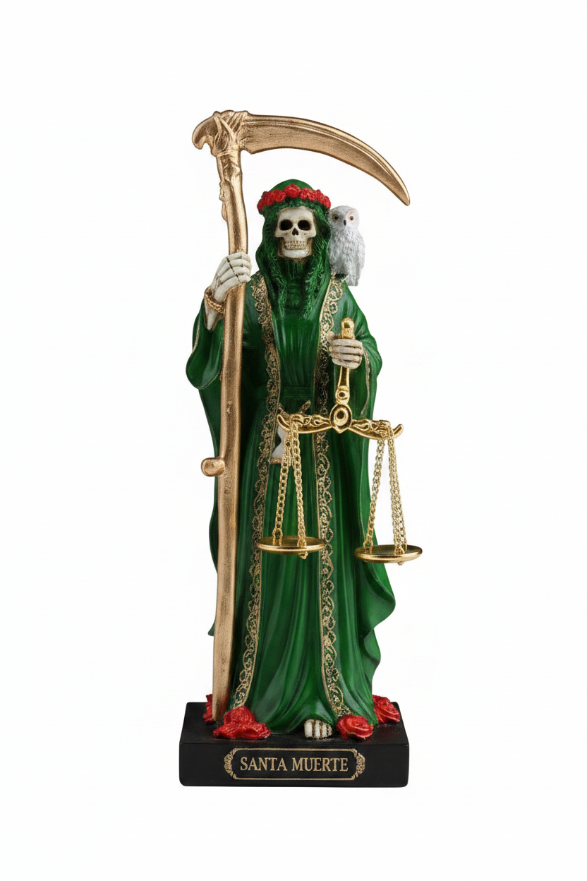 Lil' Santa Muerte Statue Color Robe