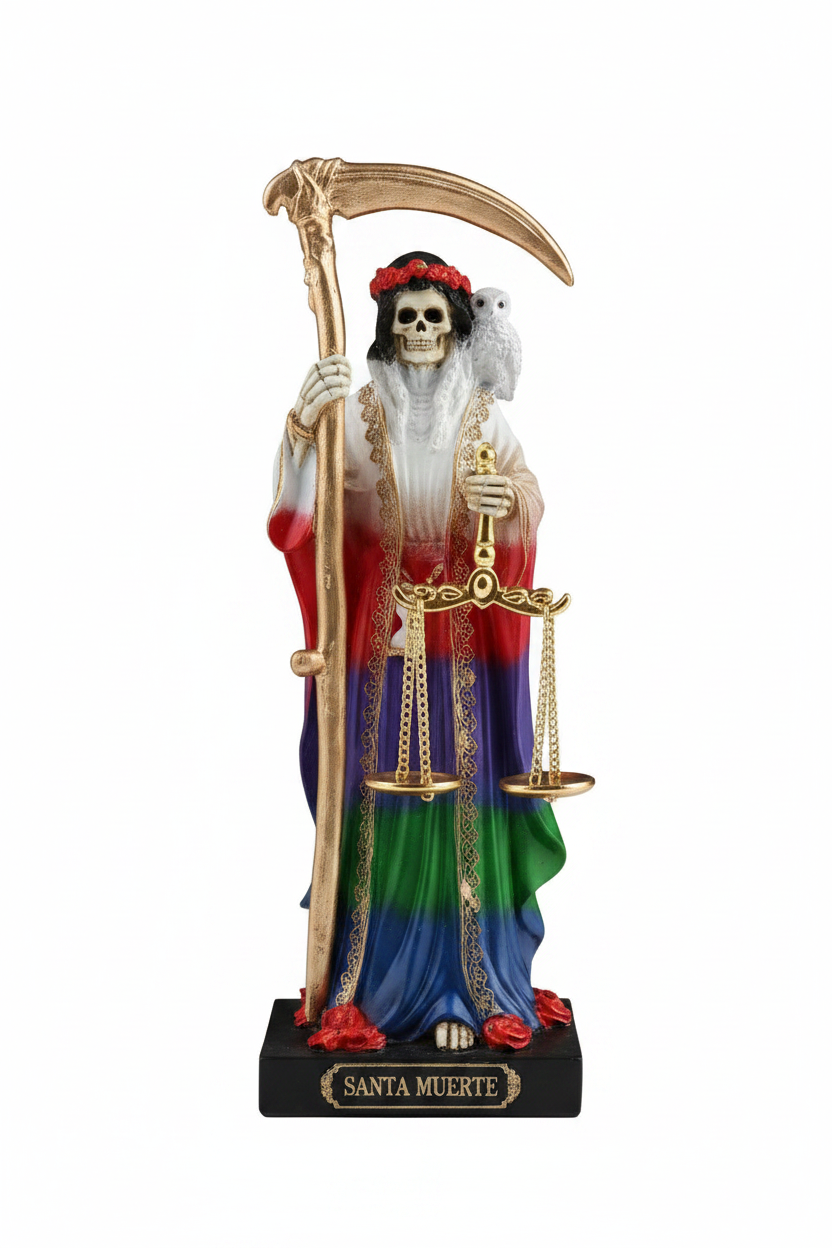 Lil' Santa Muerte Statue Color Robe
