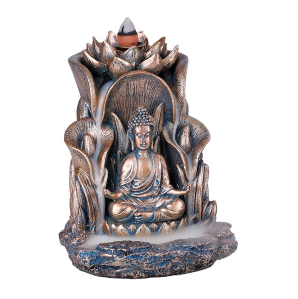 Double Lotus Buddha Backflow Burner