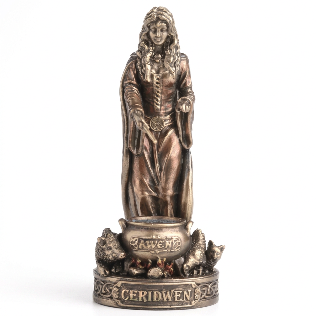 Lil' Ceridwen : The Welsh Goddess Of Rebirth Statue