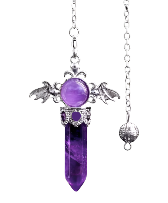Winged Crystal Pendulum