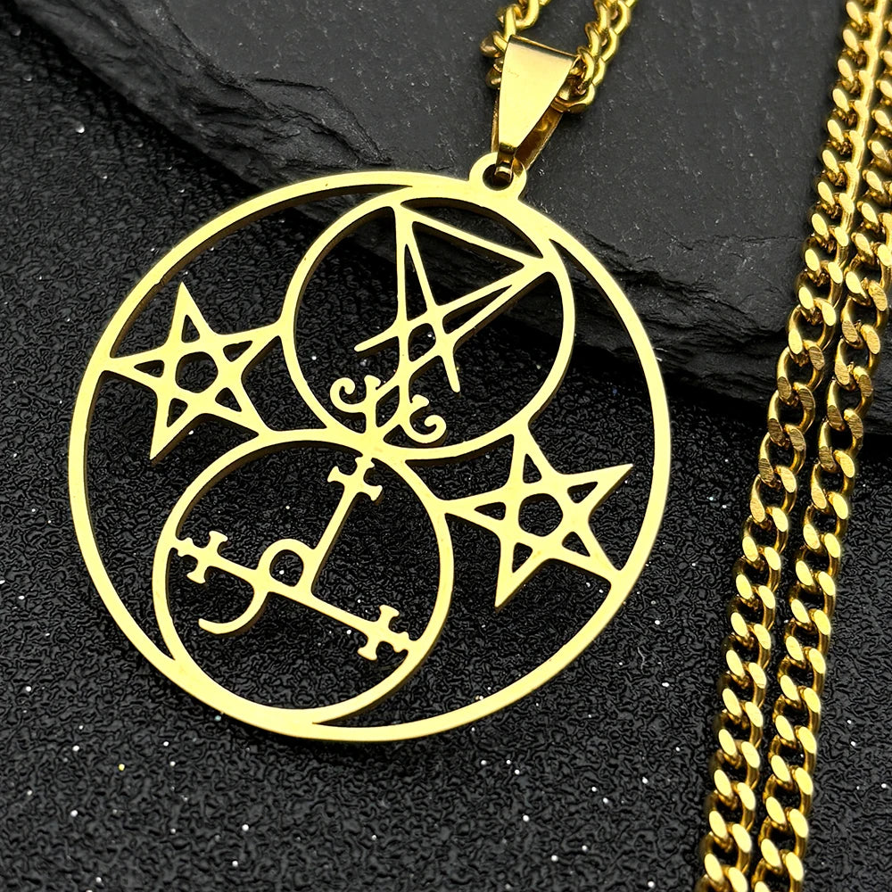 Lucifer & Lilith Sigil Necklace