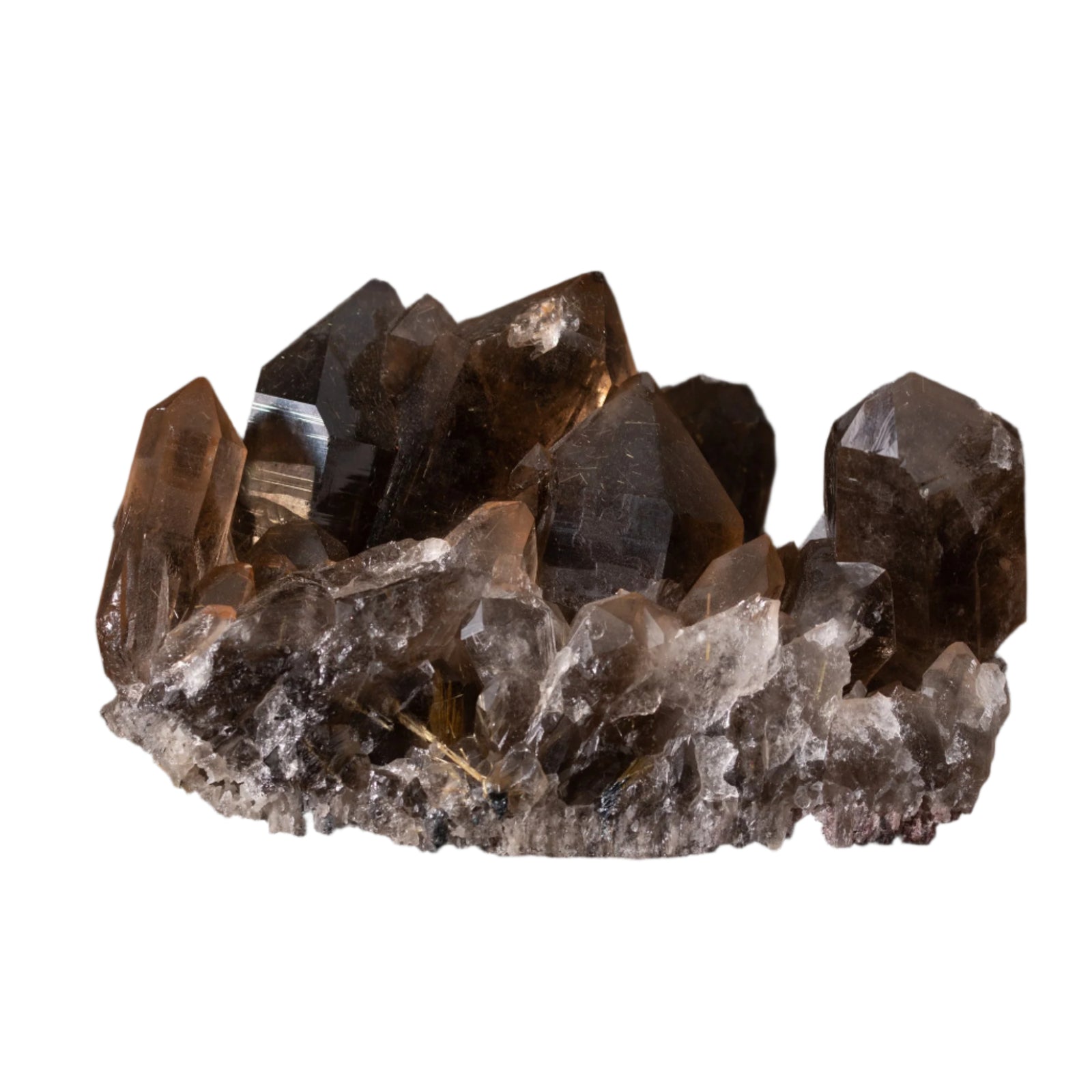 Smoky Quartz Clusters