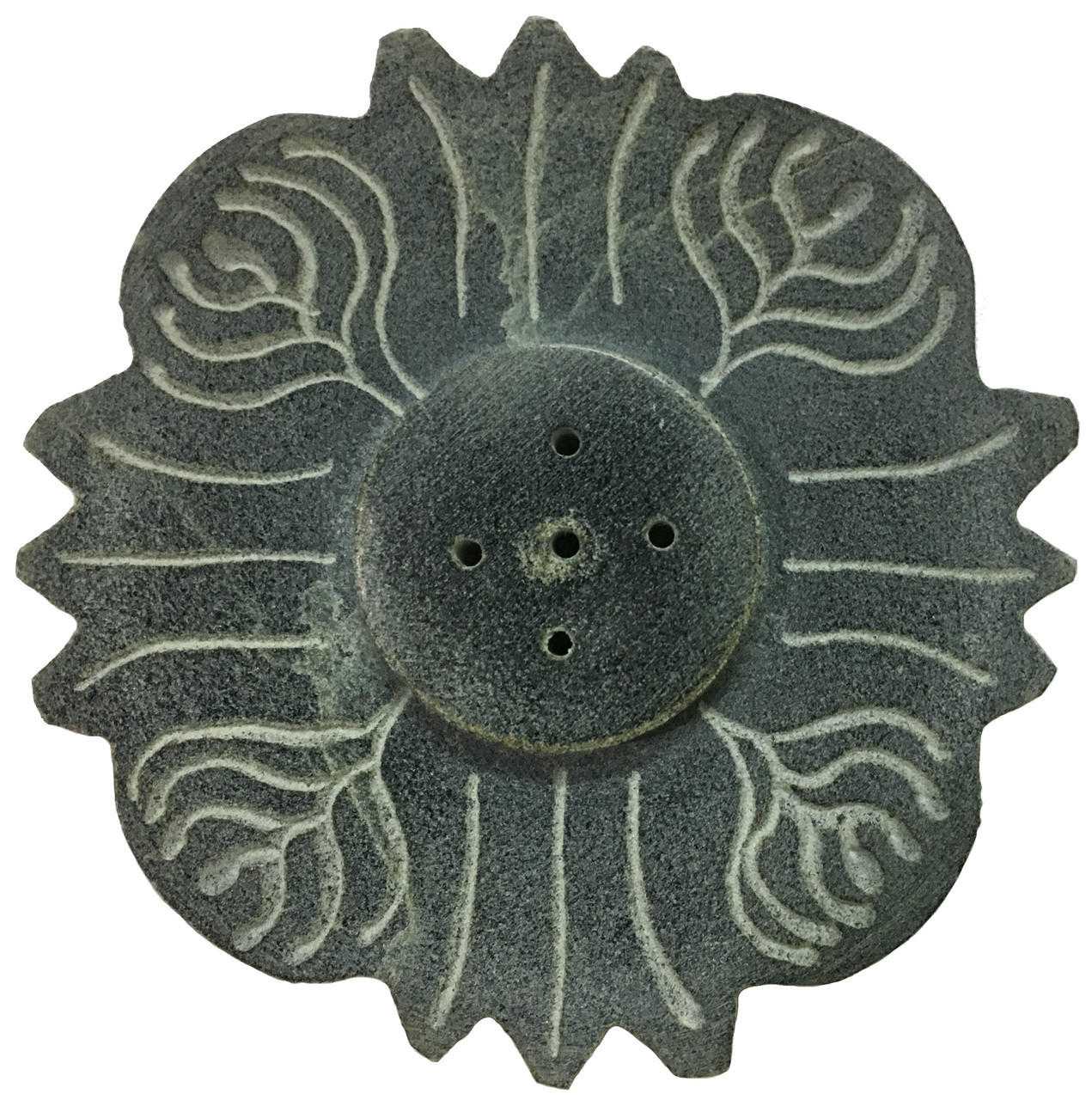 Stone Flower Incense Burner