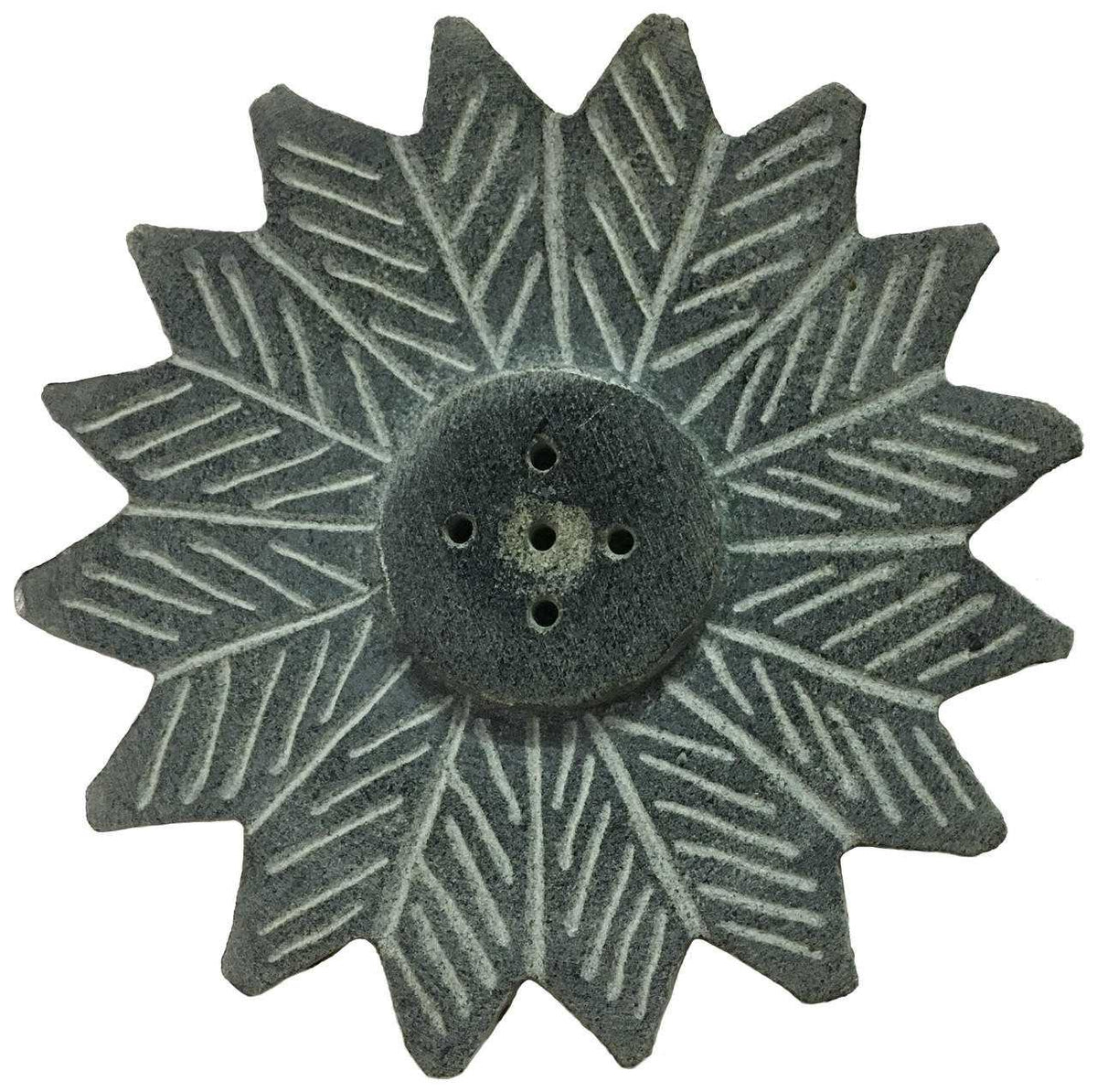 Stone Flower Incense Burner