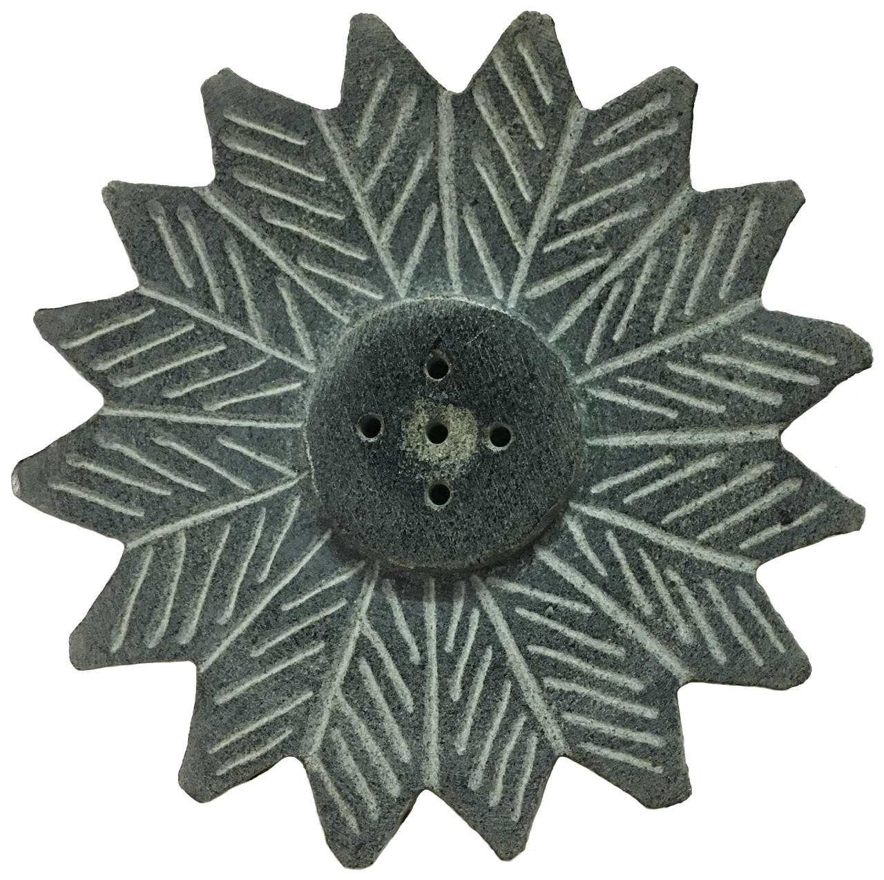 Stone Flower Incense Burner