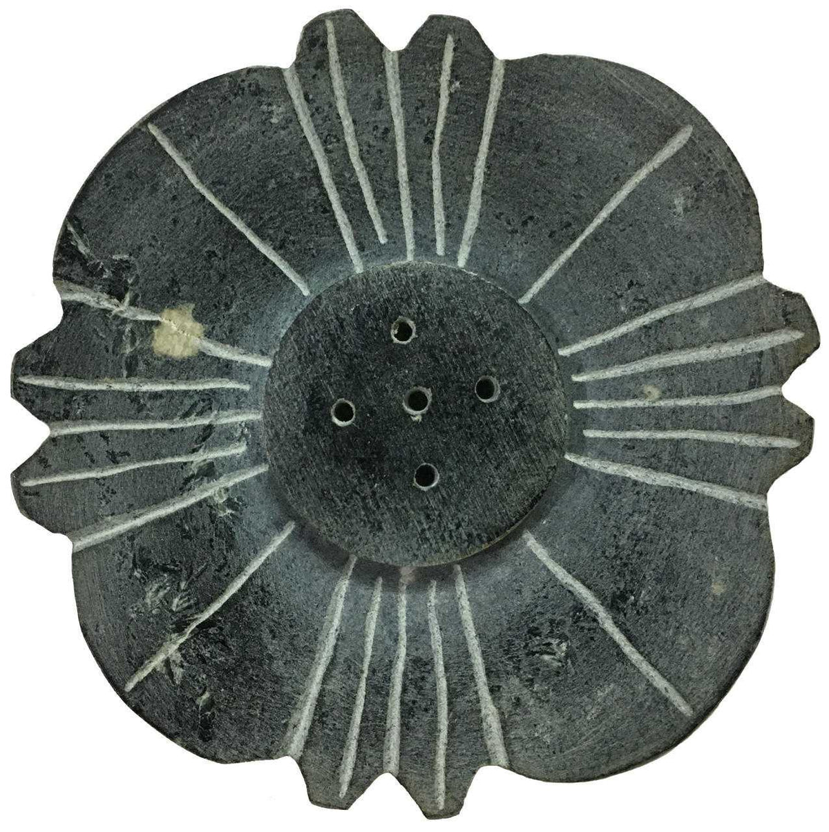Stone Flower Incense Burner