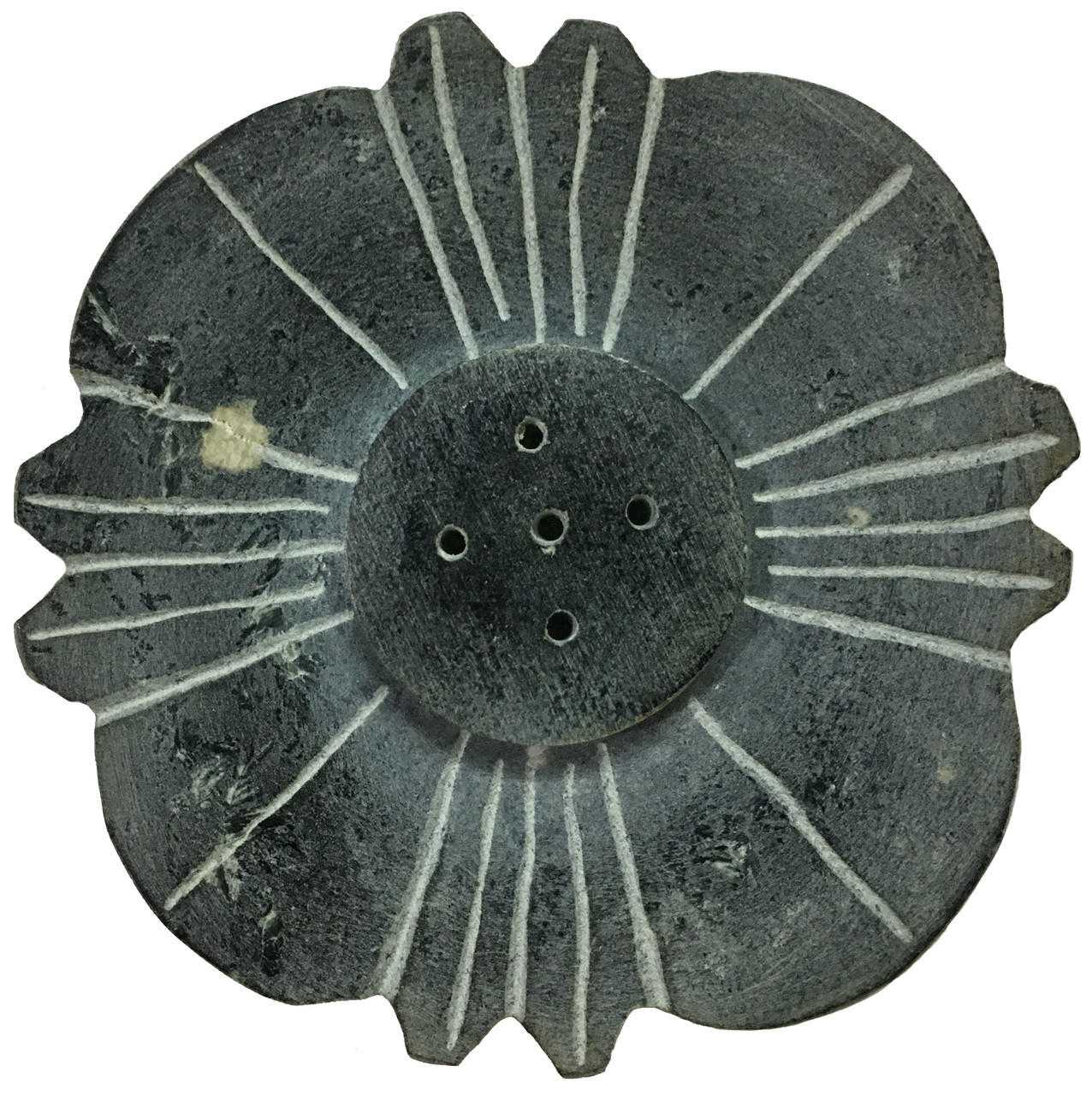 Stone Flower Incense Burner