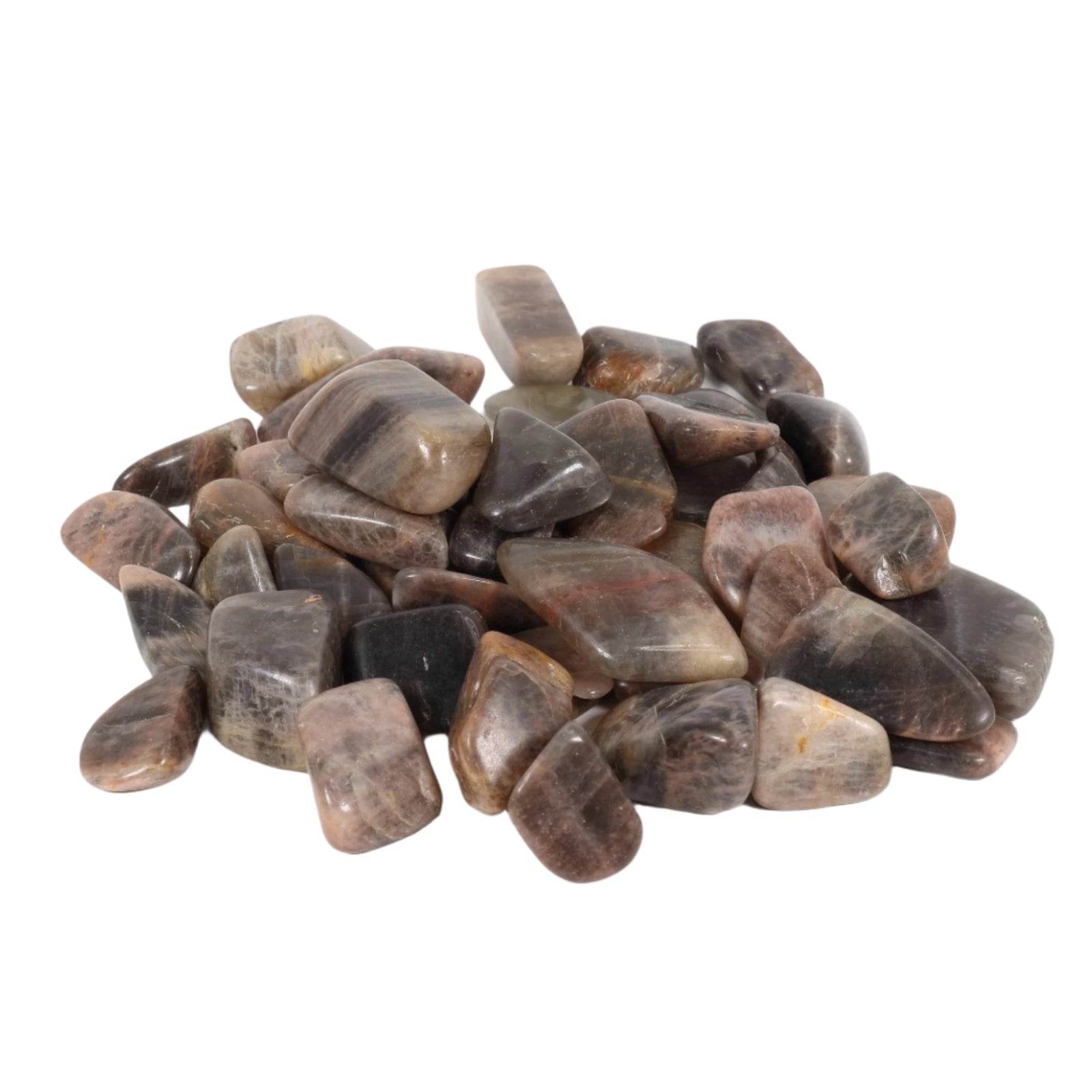 Black Moonstone Tumbled