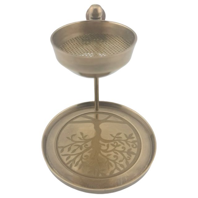 Brass Resin Burner (charcoal free!)