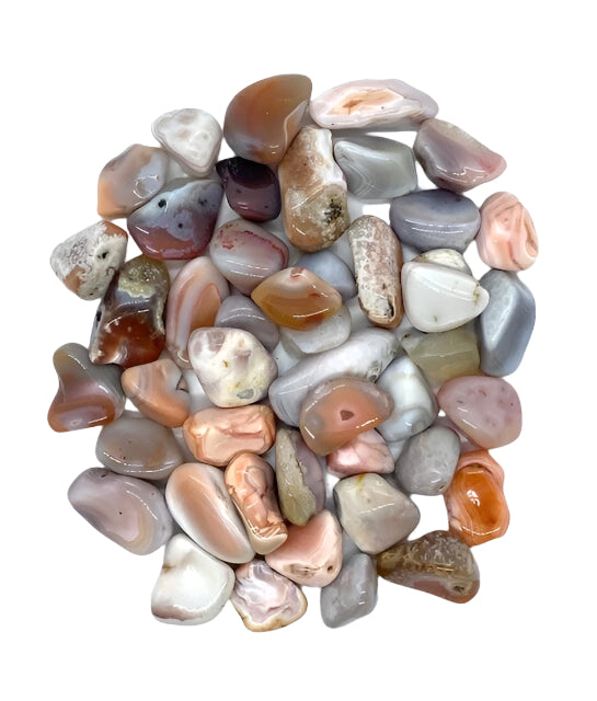 Botswana Agate Pink Tumbled