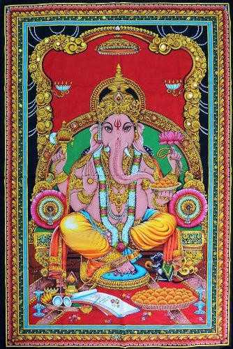 Ganesha Hindu Tapestry 40x30