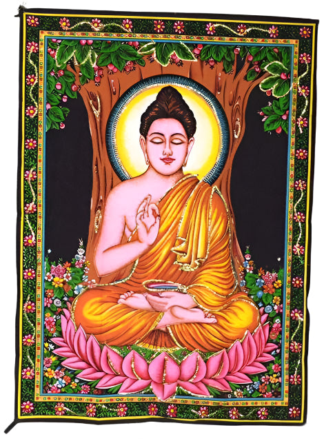 Buddha Hindu Tapestry 40x30