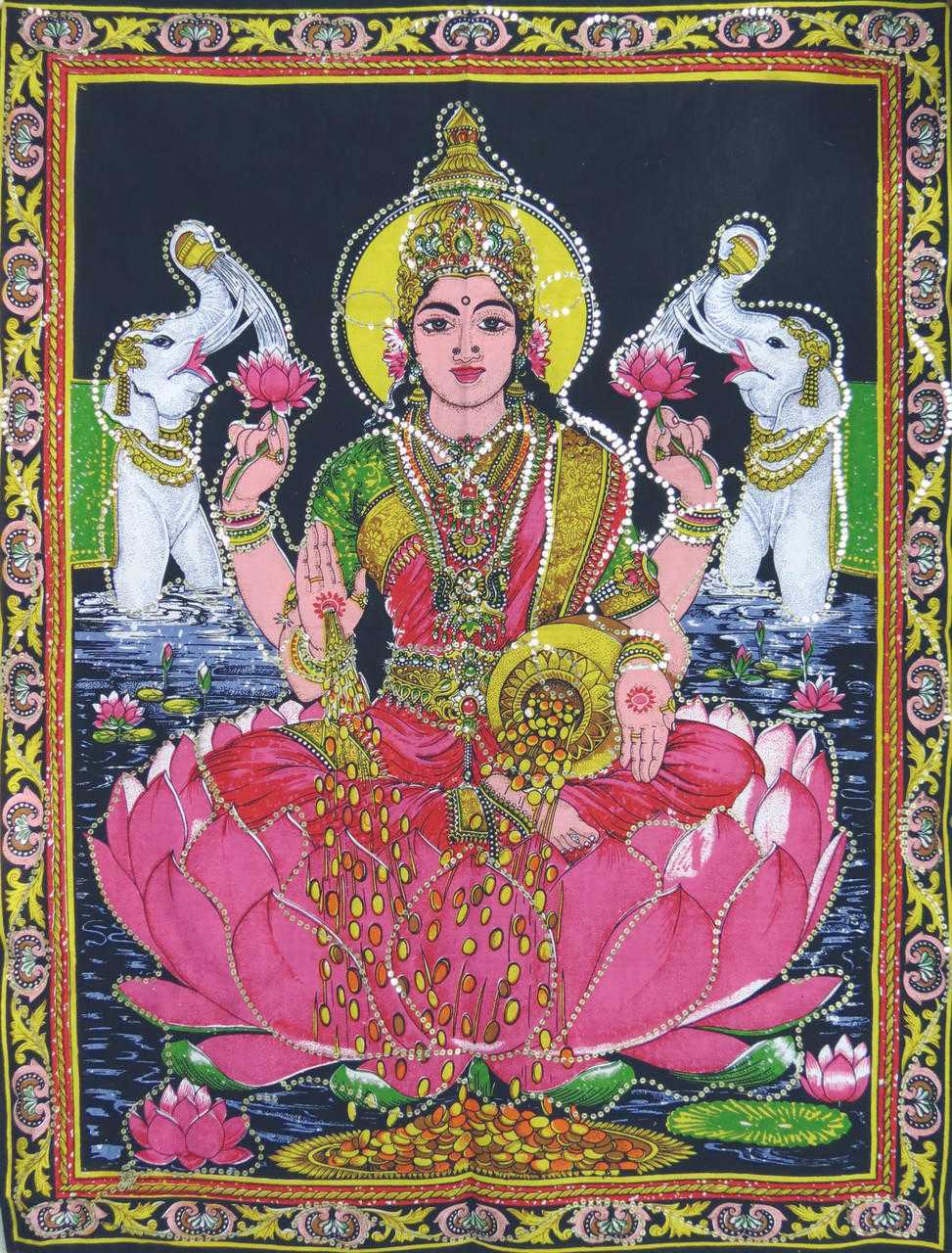 Laxmi Hindu Tapestry 40x30
