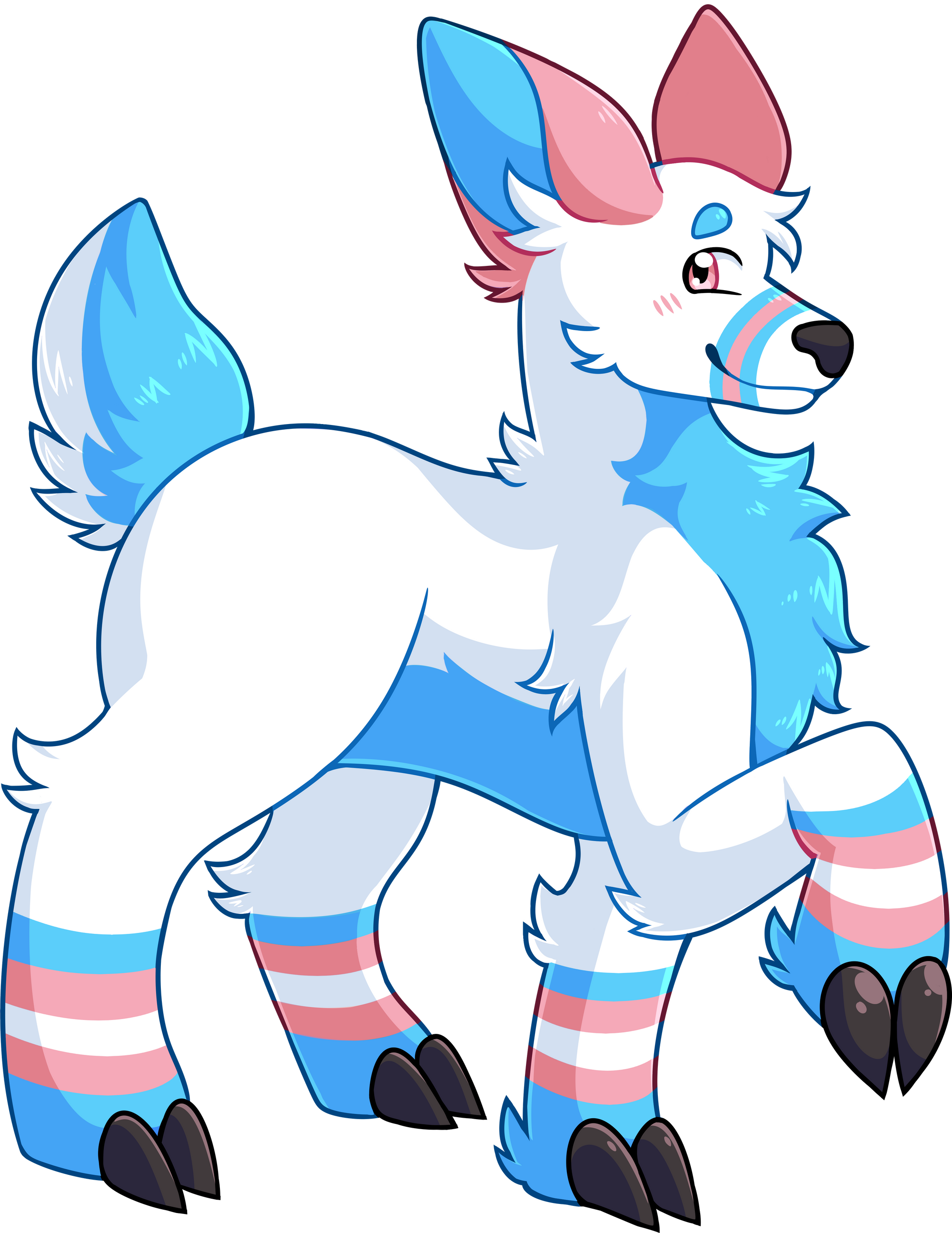 TransgenDeer Stickers