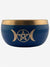 Singing Bowl- 4" Blue Triple Moon