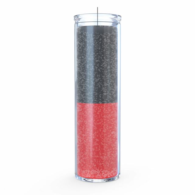 7 Day Reversing Black/Red Pillar Candle
