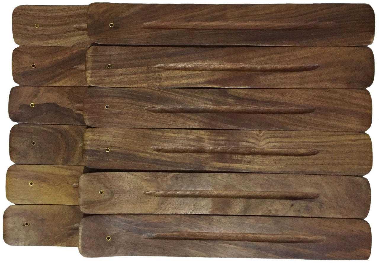 Plain Wood Canoe Incense Burner