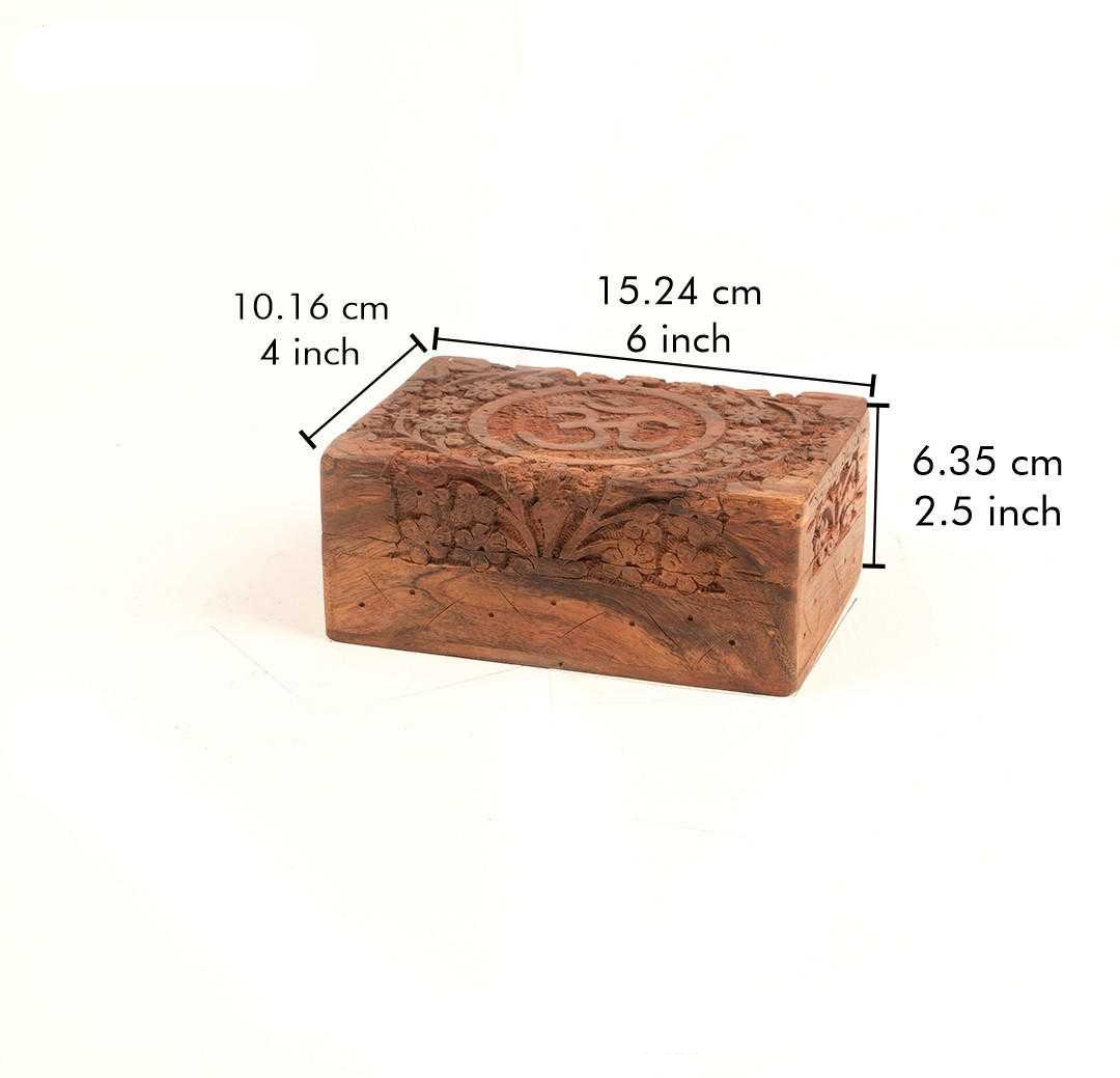 Wooden Handicraft Storage Box 6x4