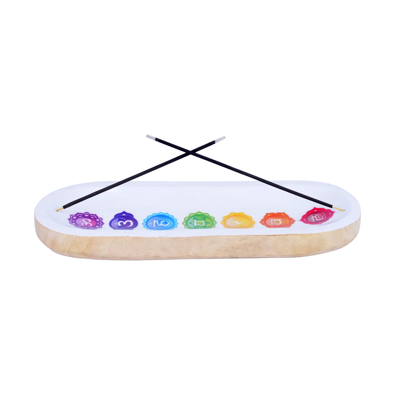 11" Wood Incense Boat Burner