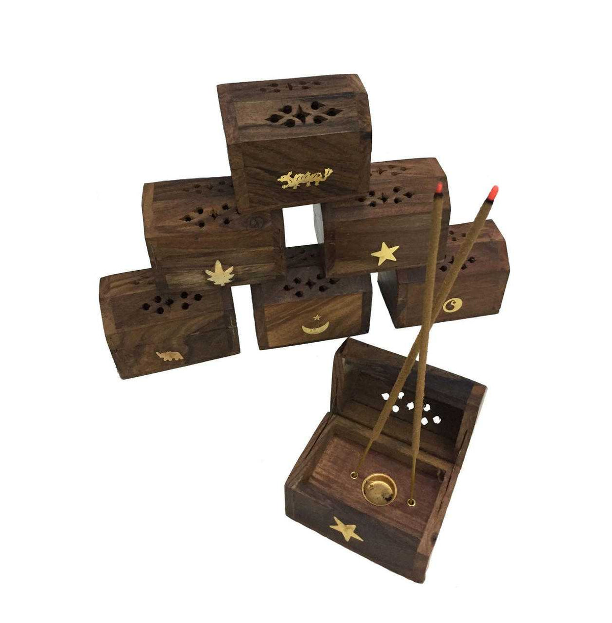 Mini Coffin Box Incense Burner