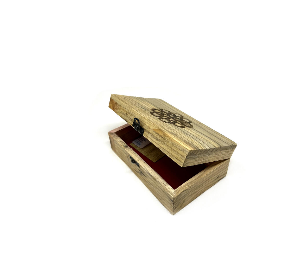 Wooden Handicraft Storage Box 5" x 8" Celtic Knot