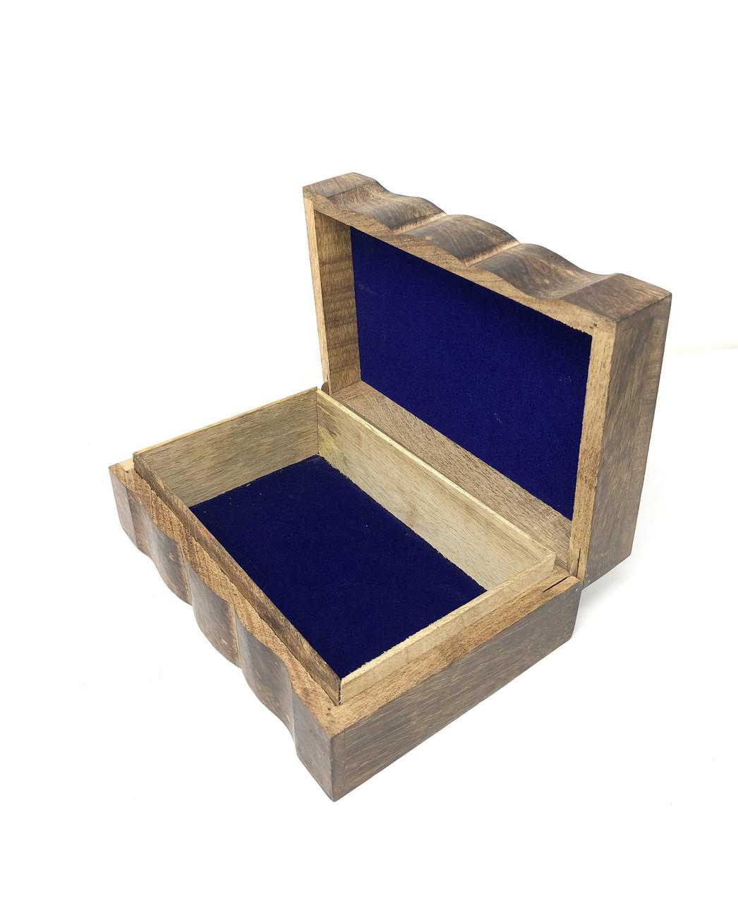 Wooden Handicraft Storage Box Triquetra 6x9