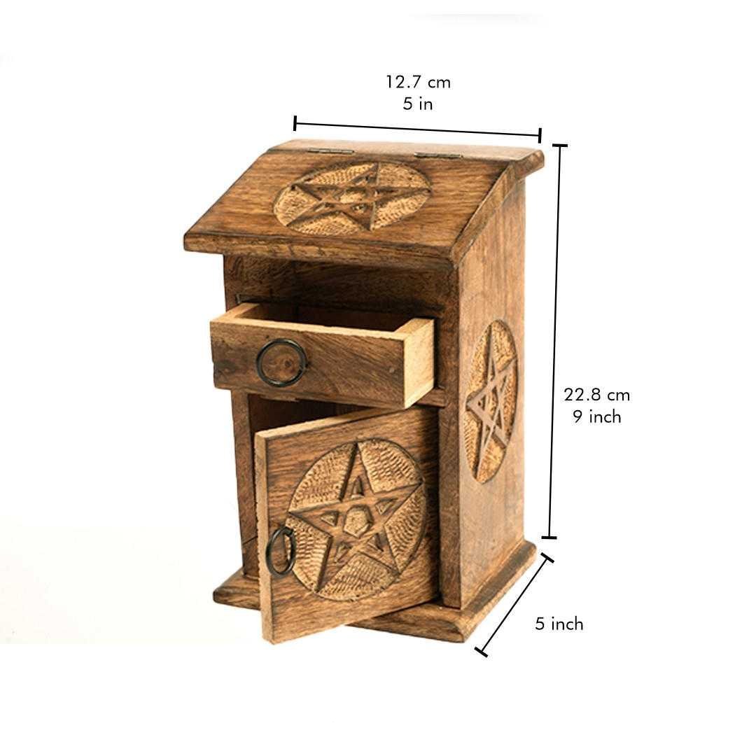Wooden Storage Almirah Pentacle