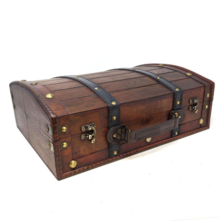 Wooden Chest Storage Box Triple Drawer