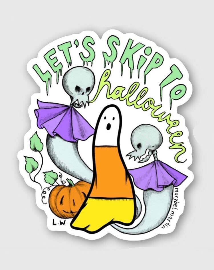 Halloween Holographic Vinyl Sticker by Larry Welsh
