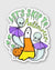 Halloween Holographic Vinyl Sticker by Larry Welsh
