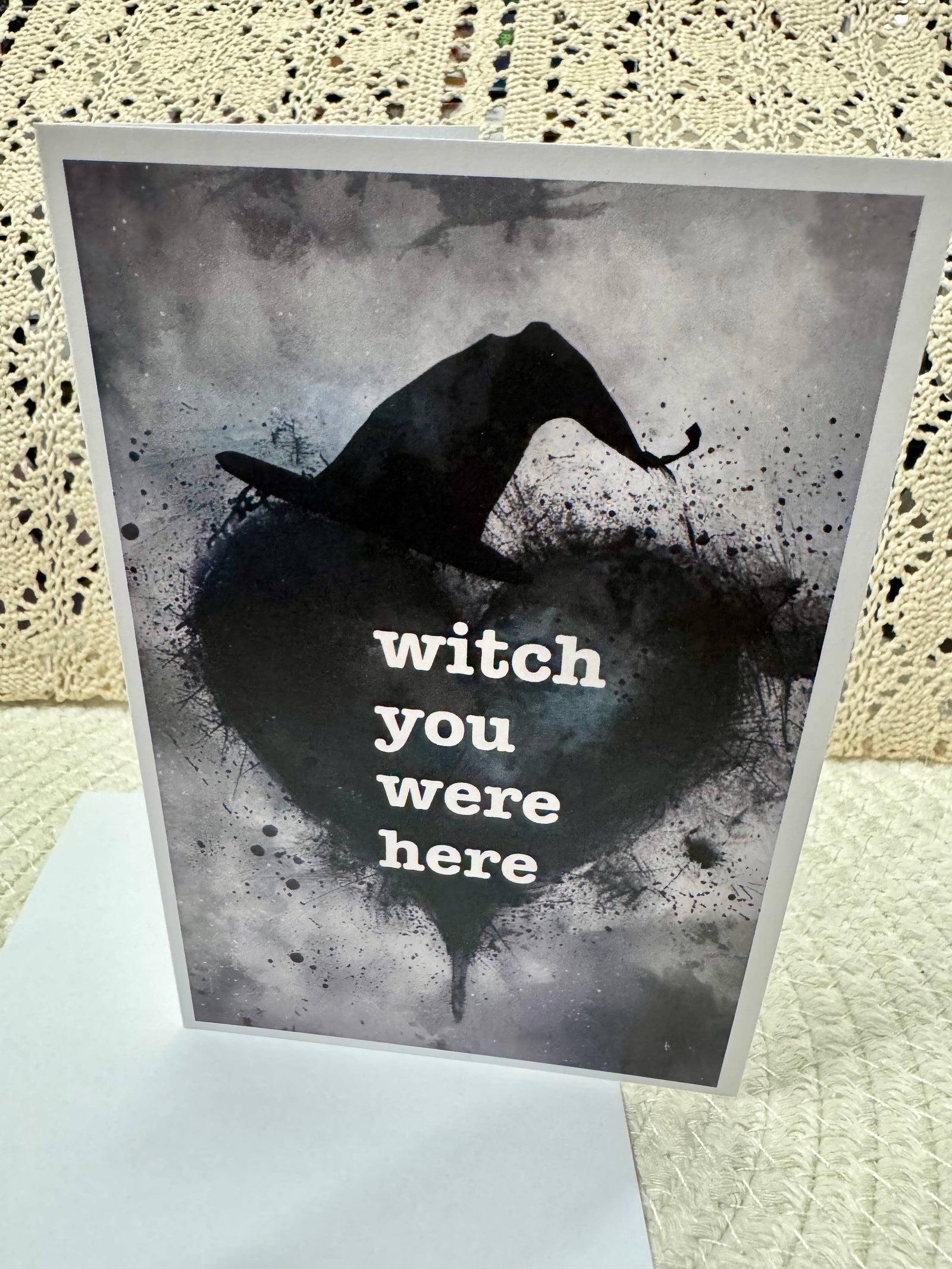 “Witch You Were Here” Greeting Card