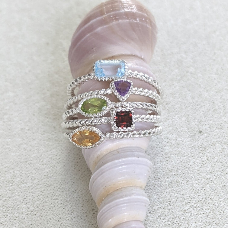 Jolie Stacker Ring Sterling Silver