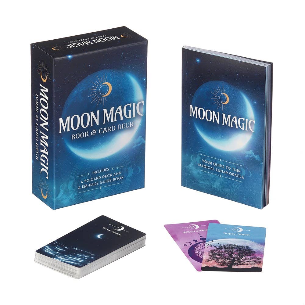 Moon Magic Book & Card Deck (Arcturus Oracle Kits)