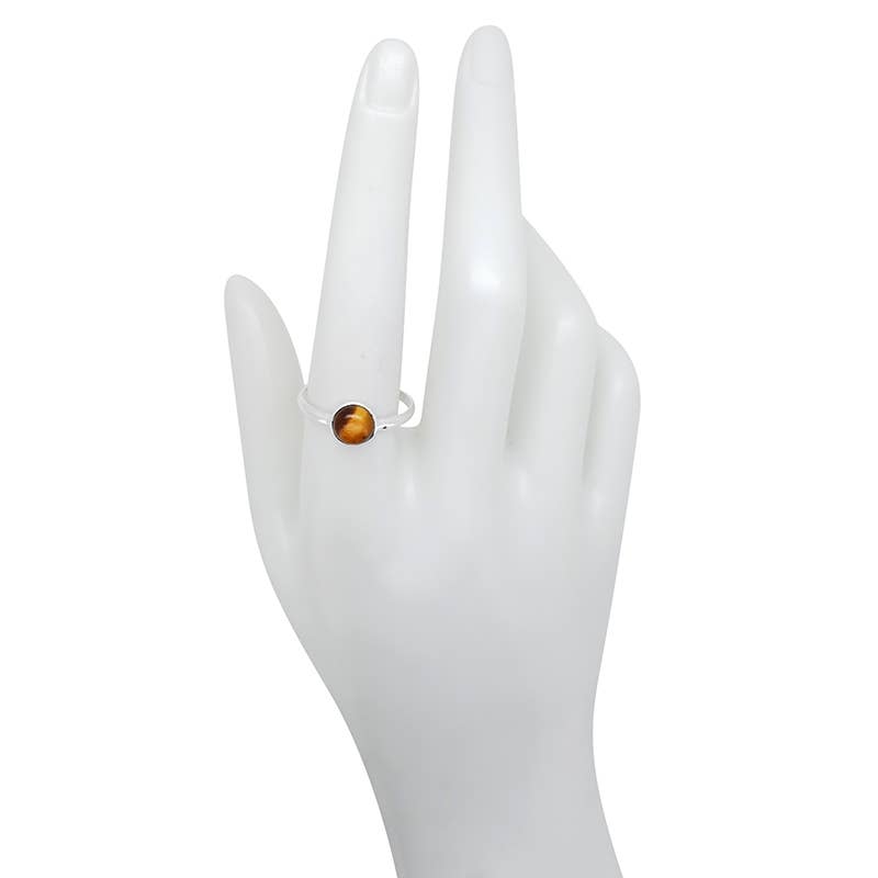 Tiger Eye Sterling Silver Ring